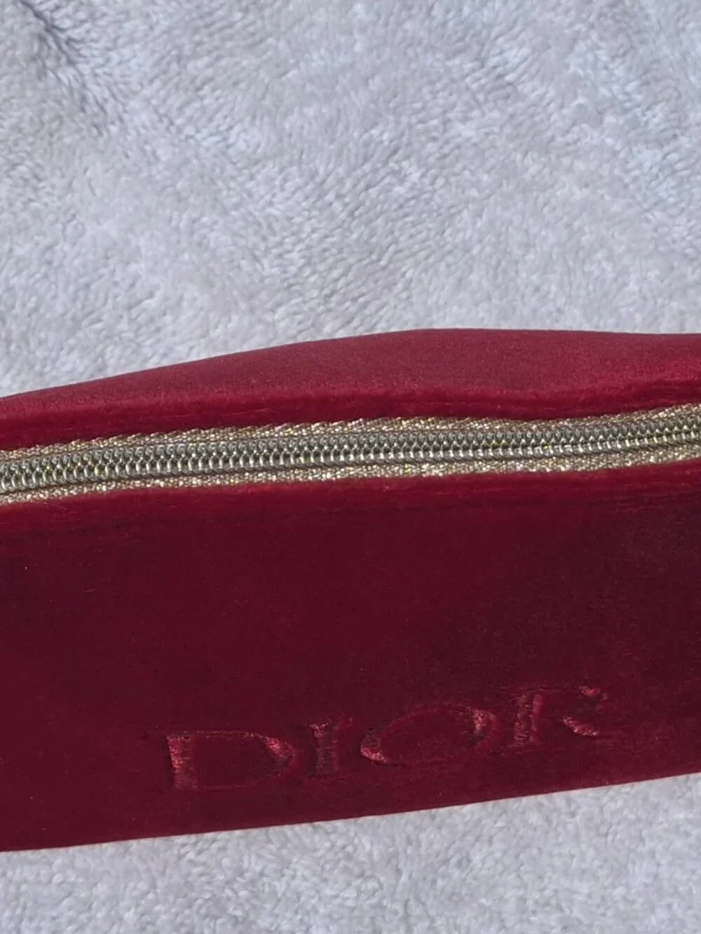 DIOR SAMPLES IN RED MAKEUP BAG